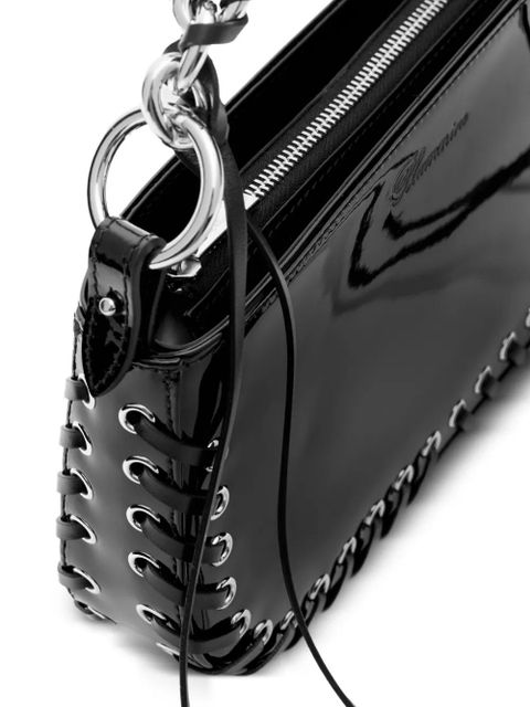 Blumarine mini Toy eyelet-embellishment shoulder bag - Black