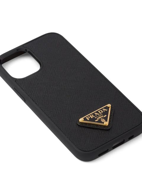 Prada iPhone 12 Mini logo case - Black