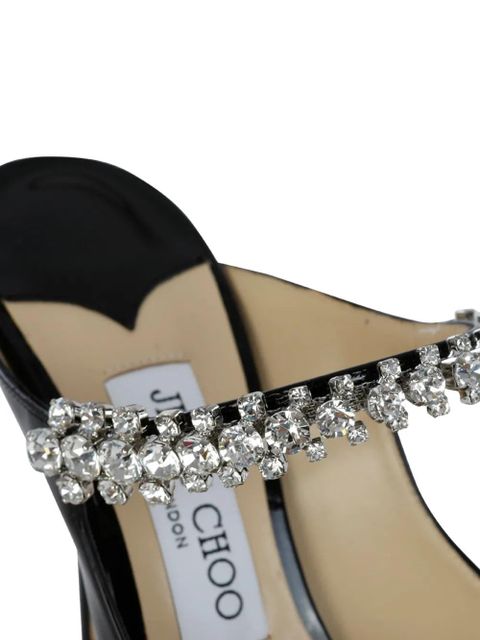 Jimmy Choo Bing crystal-embellishment mules - Black