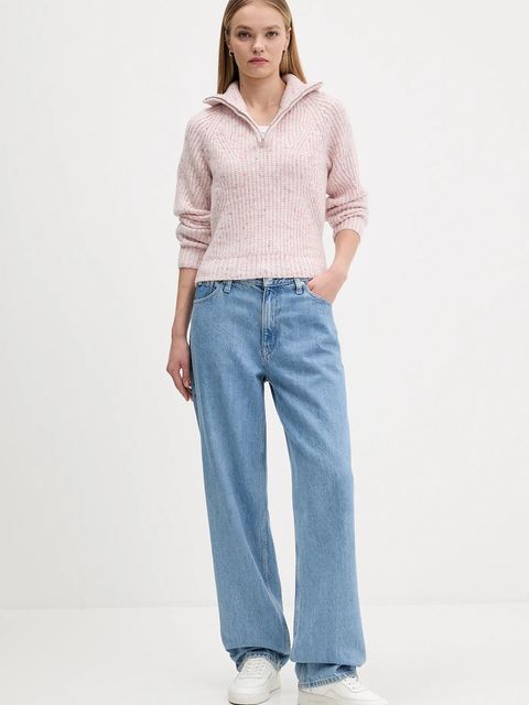 Tommy Jeans sweter z dodatkiem wełny - zdjęcie produktu nr 2