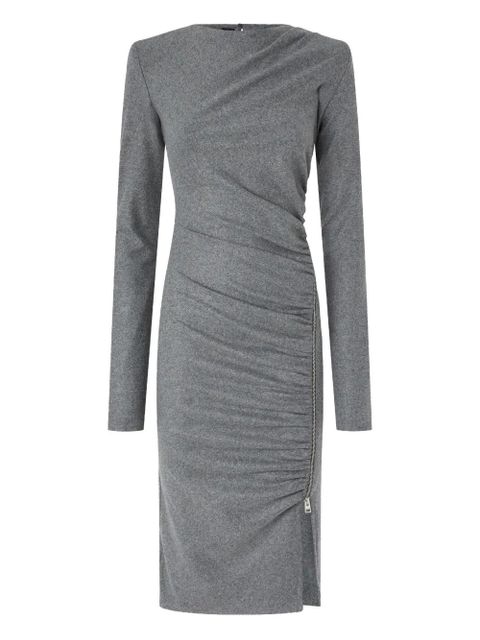 PINKO long-sleeve ruched dress - Grey - zdjęcie produktu nr 1