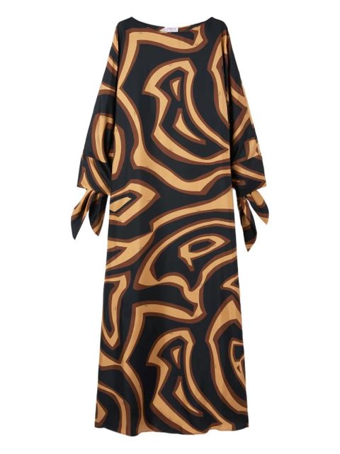 PUCCI wave-print kaftan dress - Black - zdjęcie produktu nr 1