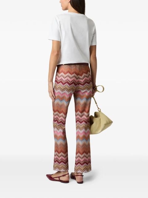 Missoni print short-sleeve T-shirt - White