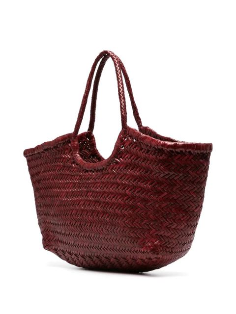 DRAGON DIFFUSION large Nantucket leather tote bag - Red