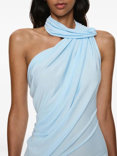 Christopher Esber Helix crystal-embellished gown - Blue