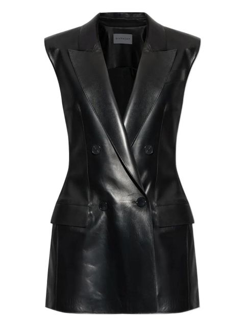 Givenchy double-breasted sleeveless jacket - Black - zdjęcie produktu nr 1