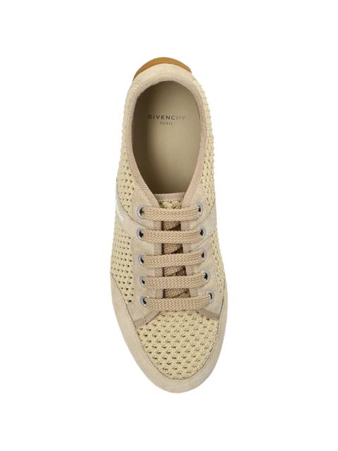 Givenchy perforated lace-up sneakers - Neutrals