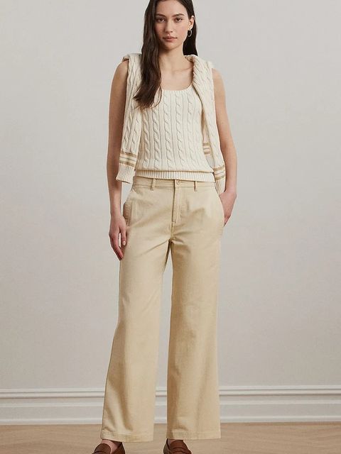 Lauren Ralph Lauren spodnie bawełniane