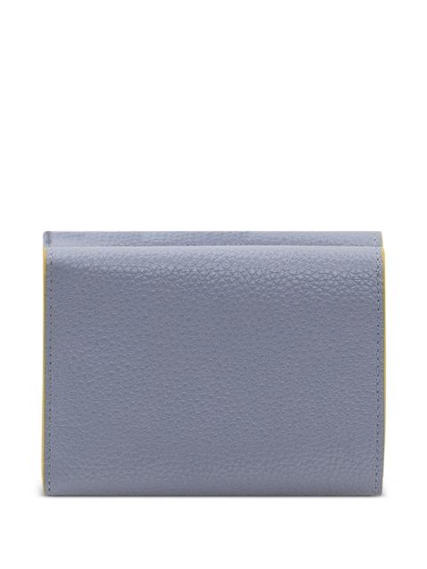 Marni trifold leather wallet - Blue - zdjęcie produktu nr 2