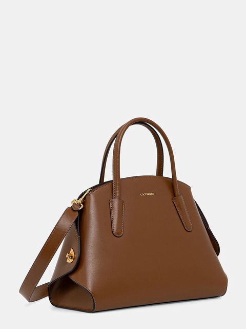 Coccinelle torebka skórzana TYLDE kolor brązowy E1 U7K 18 02 01