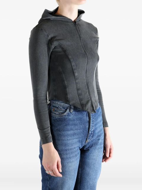 Balenciaga zip top hoodie - Grey