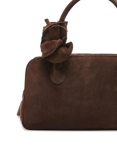 Magda Butrym Brigitte flower-detail tote bag - Brown