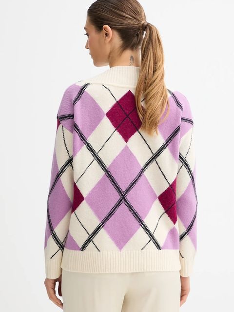 United Colors of Benetton sweter z dodatkiem wełny damski kolor fioletowy 1444E204E