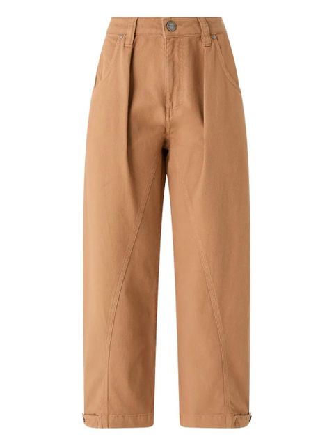 PINKO front-pleats trousers - Brown - zdjęcie produktu nr 1