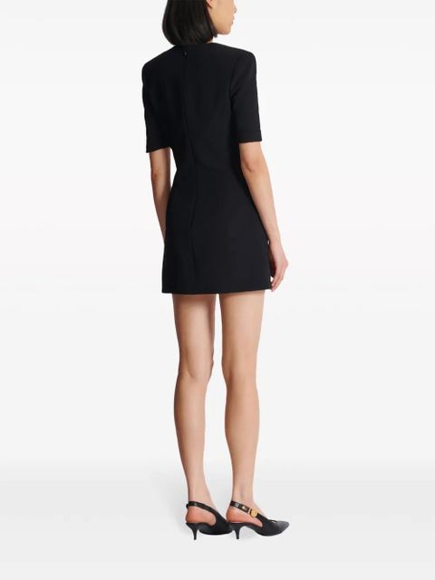 Balmain tailored textured minidress - Black