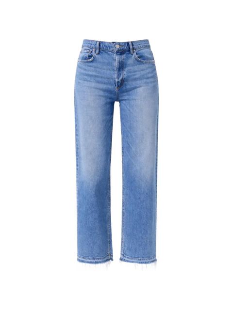 AGOLDE Ren frayed-hem jeans - Blue - zdjęcie produktu nr 1
