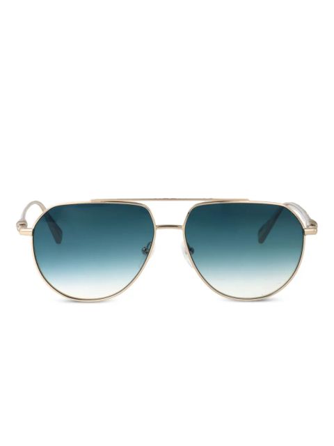 Longchamp metal-frame gradient sunglasses - Gold