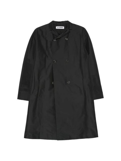 Jil Sander double-breasted notch-lapel coat - Black - zdjęcie produktu nr 1