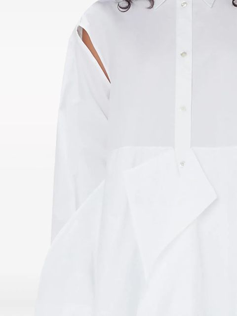 JW Anderson draped peplum shirt - White