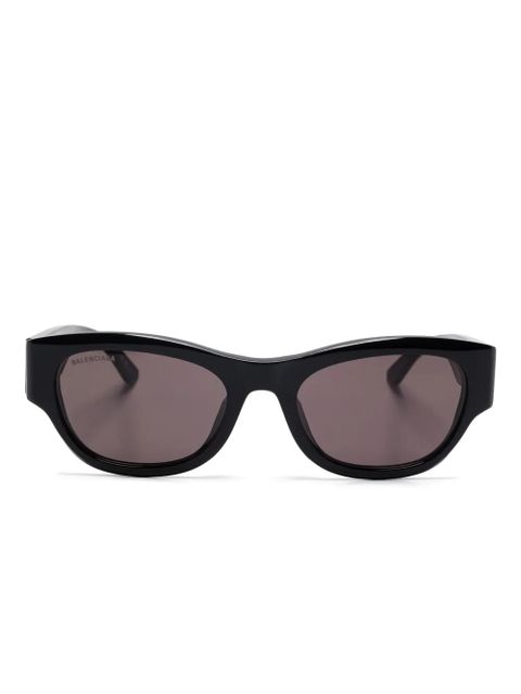 Balenciaga Eyewear oval-frame sunglasses - Black - zdjęcie produktu nr 1