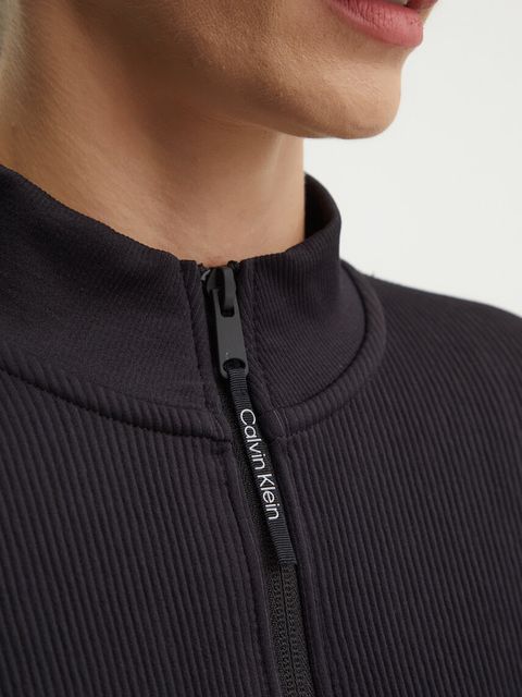 Calvin Klein Performance bluza treningowa kolor czarny gładka