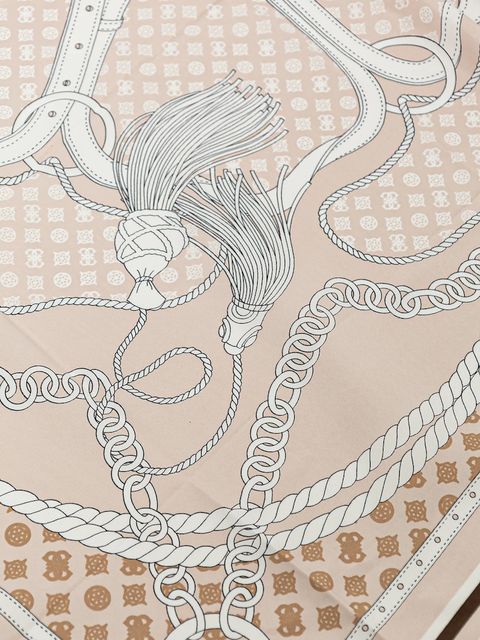 Guess chusta PHOEBE damska kolor beżowy wzorzysta AW5340 POL03 - zdjęcie produktu nr 2