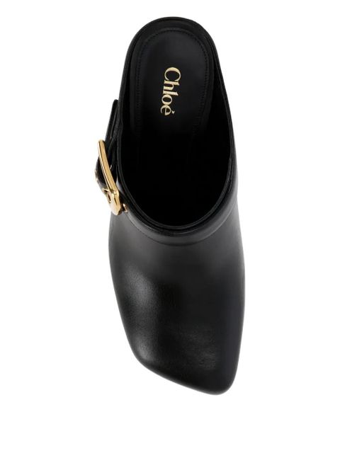 Chloé 75MM Andrea leather mules - Black