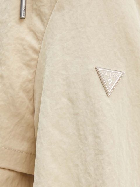 Guess kurtka NATASHA damska kolor beżowy przejściowa W4YL24 WGAW2