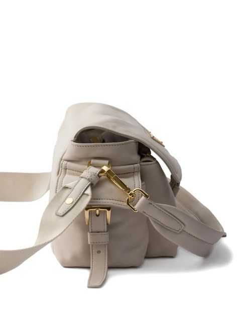Prada medium Explore nappa shoulder bag - Neutrals