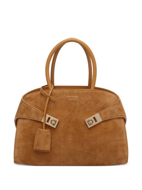 Ferragamo Hug tote bag - Brown - zdjęcie produktu nr 1