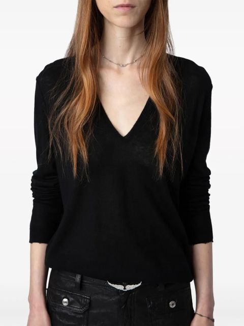Zadig&Voltaire Rivy cashmere jumper - Black