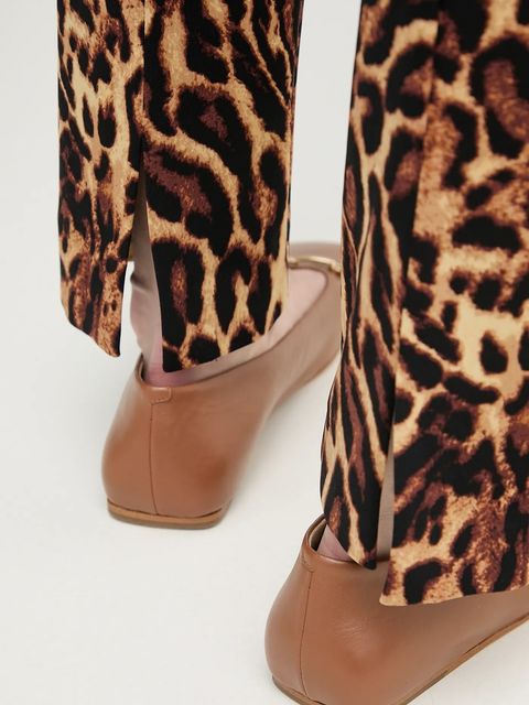 Joseph Ribkoff spodnie damskie kolor brązowy dopasowane high waist 253269