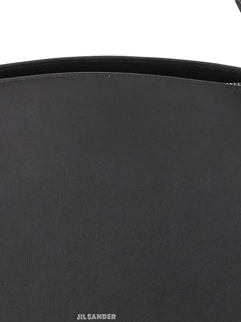 Jil Sander Big Joanna leather shoulder bag - Black
