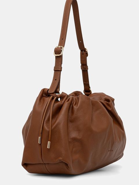 Marella torebka skórzana kolor brązowy 2523519057200