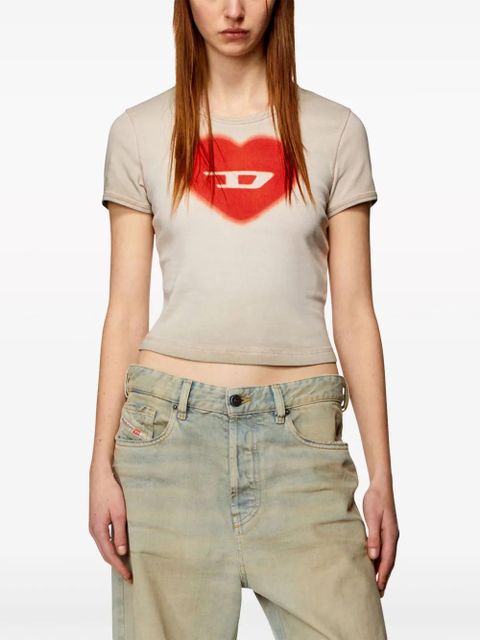 Diesel T-Ele cotton T-shirt - Neutrals