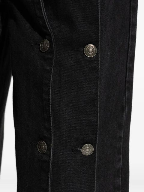 ROTATE BIRGER CHRISTENSEN button-detail jeans - Black