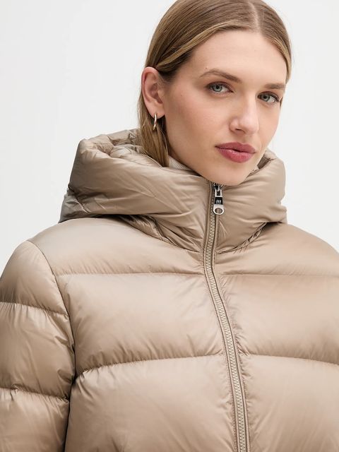 Hetrego kurtka puchowa ARINA kolor beżowy zimowa oversize 8P600