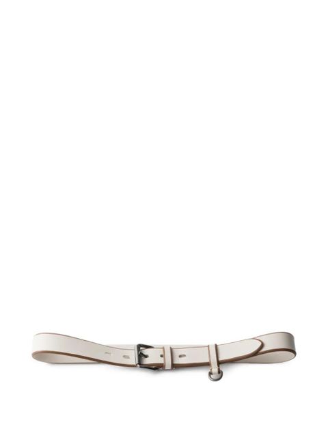 Prada leather belt - Neutrals - zdjęcie produktu nr 1