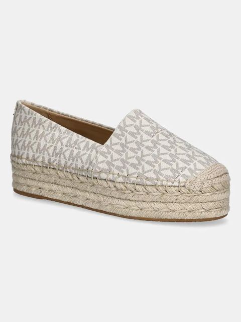 MICHAEL Michael Kors espadryle Lynn kolor beżowy na platformie 40S5LYFP1B.150 - zdjęcie produktu nr 1