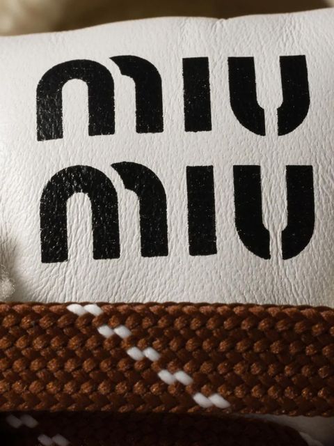 Miu Miu suede sneakers - Brown