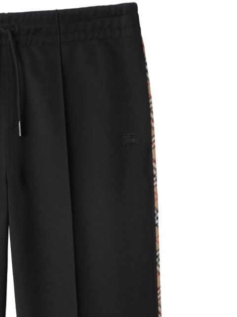 Burberry checked-trim track pants - Black - zdjęcie produktu nr 2