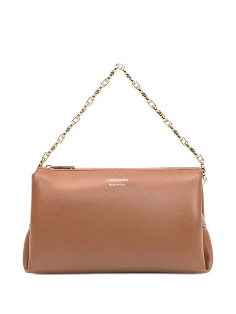 Ferragamo chain crossbody bag - Brown - zdjęcie produktu nr 1
