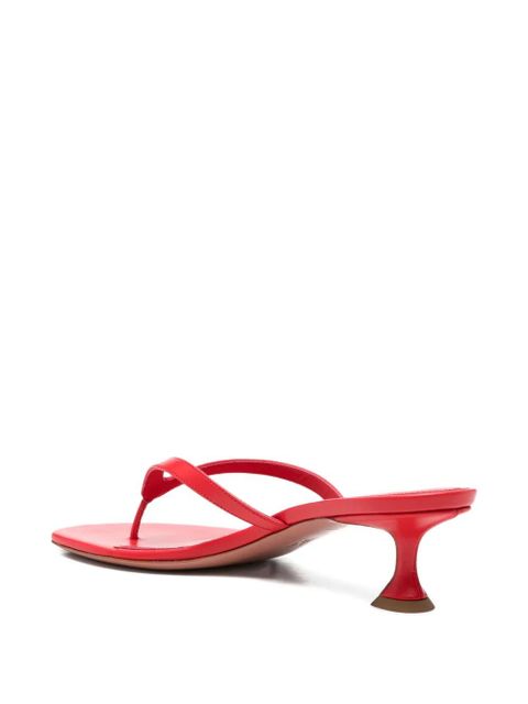 Amina Muaddi Juliette thong sandals - Red