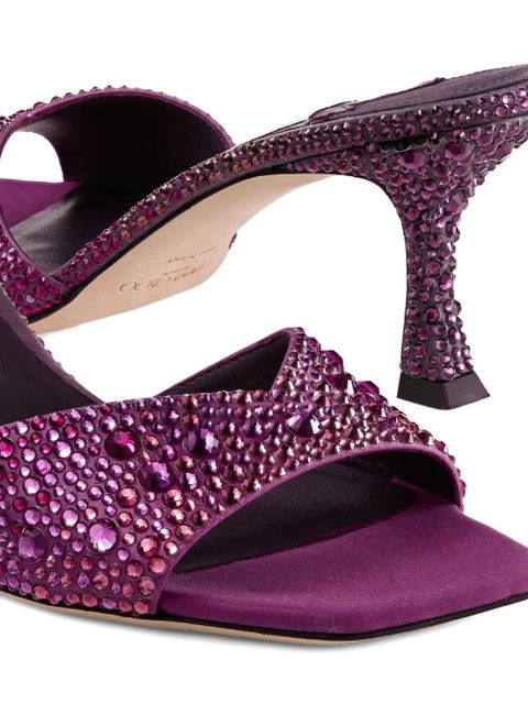Jimmy Choo 70mm Skye mules - Purple
