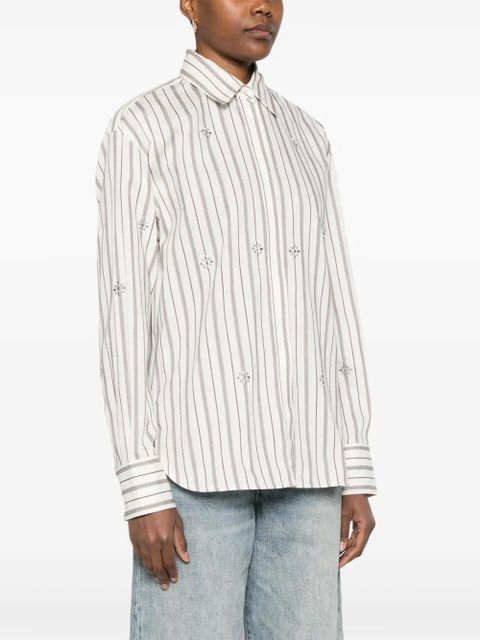 Golden Goose striped shirt - Neutrals