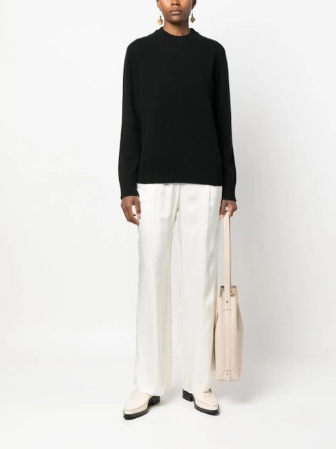 LouLou de Saison Baltra crew-neck cashmere jumper - Black - zdjęcie produktu nr 2