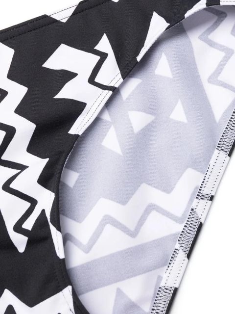 ERES Union geometric-print bikini bottoms - Black