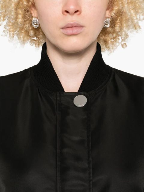 Sportmax button-up bomber jacket - Black