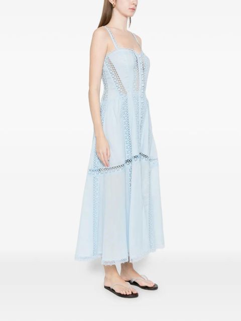 Charo Ruiz Ibiza lace trim dress - Blue