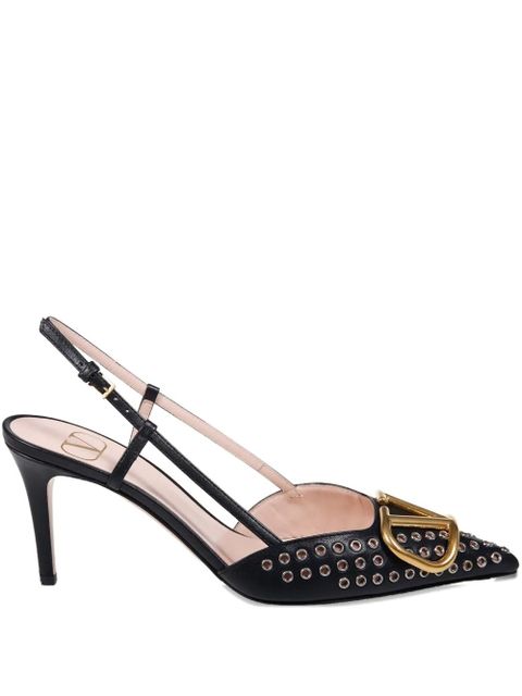 Valentino Garavani 800mm VLogo studded pumps - Black - zdjęcie produktu nr 1